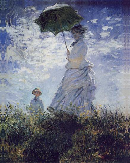 Claude Monet Women with umbrella China oil painting art